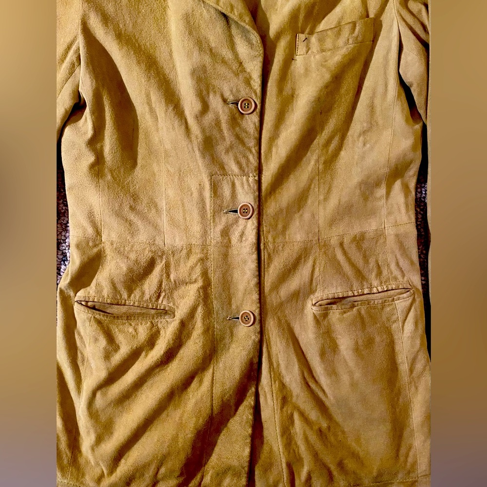 VINTAGE SUEDE BLAZER - Picture 2 of 6